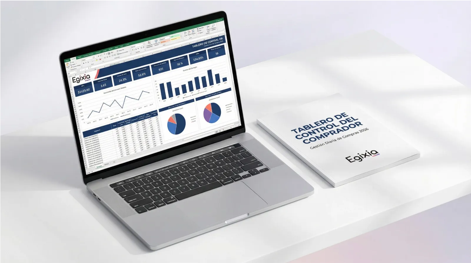 Cover Buyer Dashboard — Excel Template Egixia